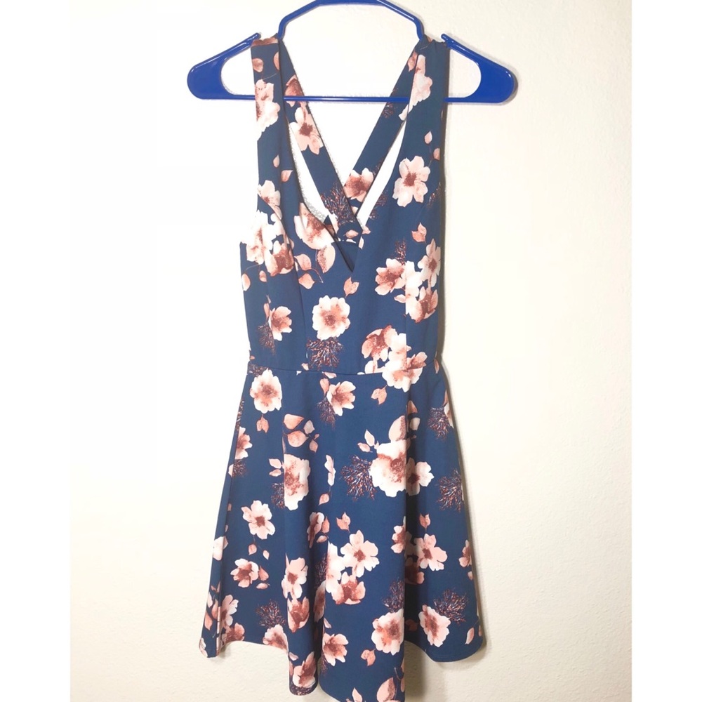 Blue Floral Dress